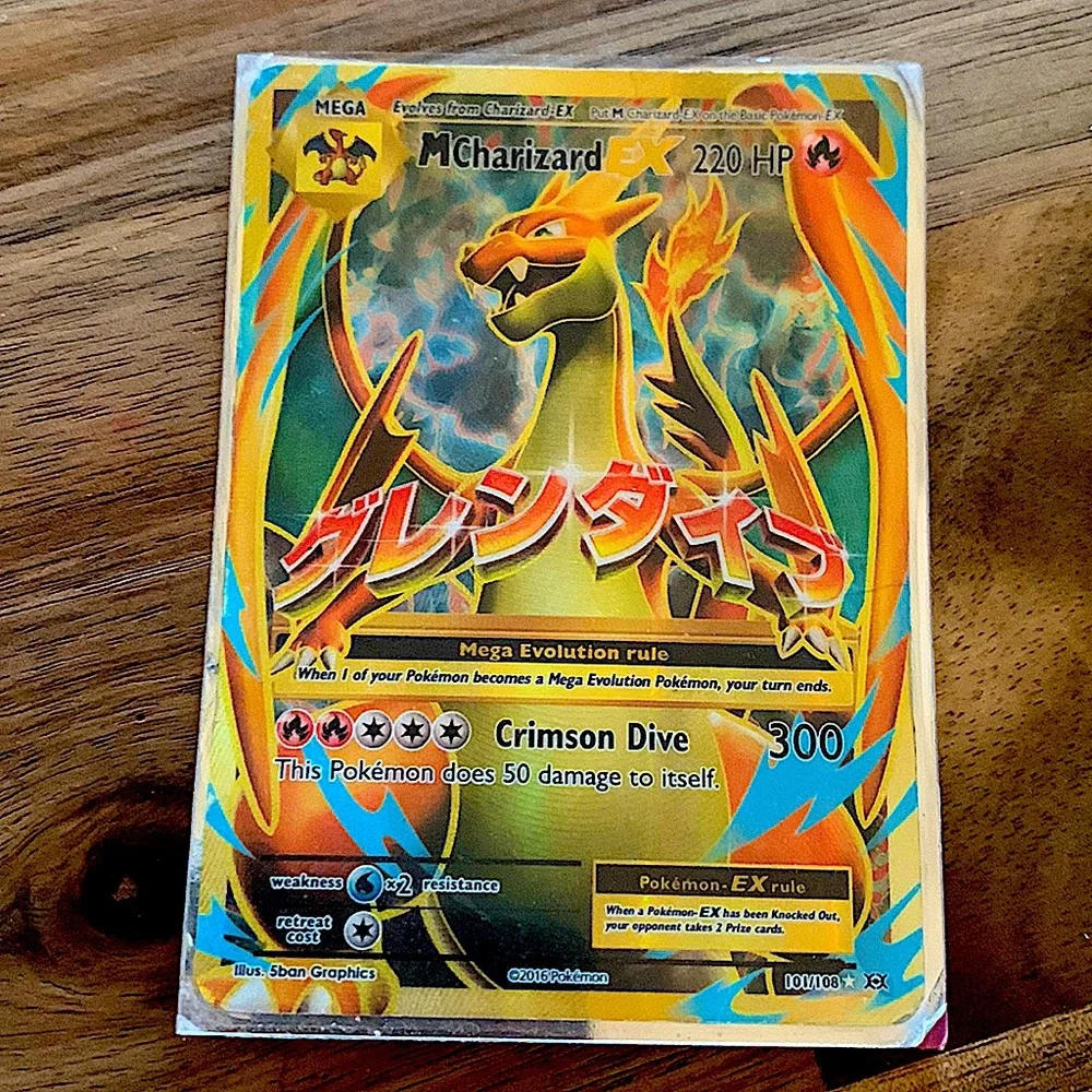 Pokemon | Toys | Mega Charizard Ex Shiny Fire Type | Poshmark